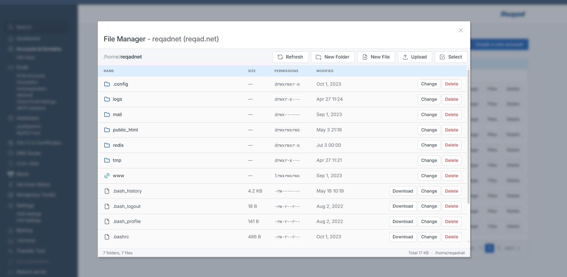 Reqad v1.40 - File Manager